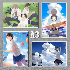 Плакати А3 Тoki wo Kakeru Shoujo