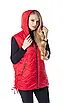 Жилетка жіноча великих розмірів 48-62 червоний, фото 4