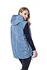 Жилетка жіноча великих розмірів 52-62 блакитний, фото 4