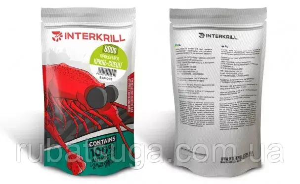 Прикормка INTERKRILL Флет Метод Стік Мікс Кріль-Спеції 800 г, фото 1