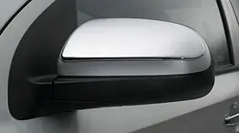Накладки на дзеркала Carmos для Chevrolet Aveo T250 Нержавіюча сталь (2 шт.)