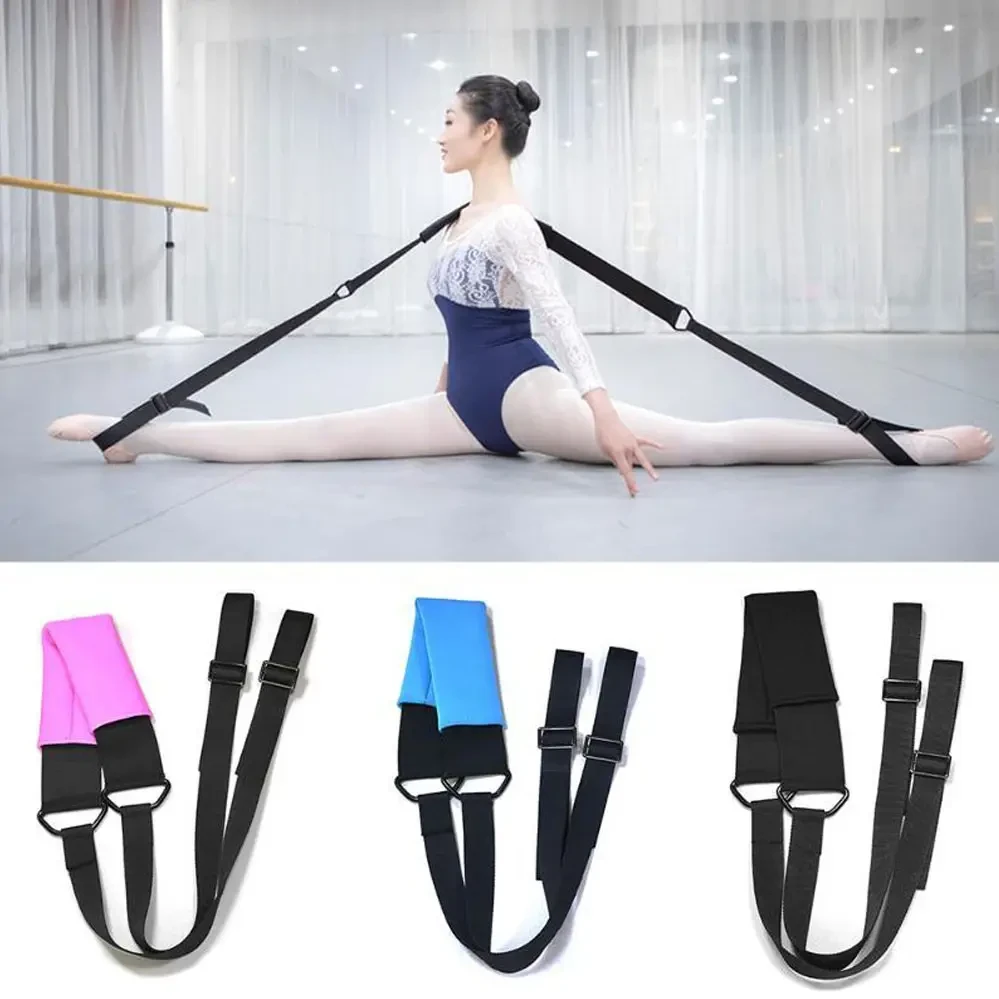 Эспандер для йоги Stretching Trension Band с петлями гимнастика для ног рук жгут лента , Резинка для йоги - фото 8 - id-p1799717531