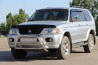 Кенгурятник WT022 (нерж) для Mitsubishi Pajero Sport 1996-2007 гг