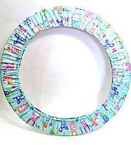 Чохол для гімнастичного обруча кольоровий (Котики), фото 3