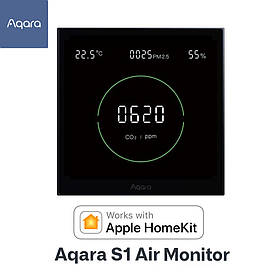 Панель моніторингу якості повітря Aqara S1 Air Quality Monitor Sensor Panel Apple HomeKit (KQJCMB11LM)
