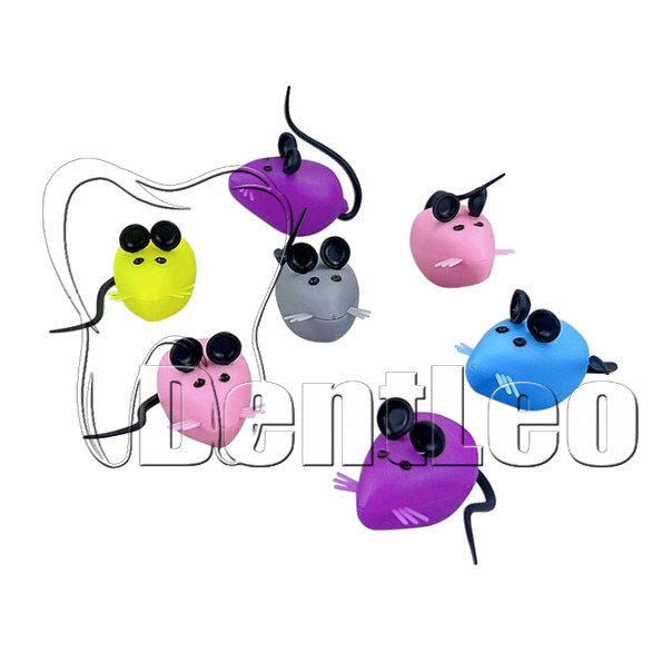 КОНТЕЙНЕР ДЛЯ МОЛОЧНИХ ЗУБЧИКІВ - МИШКИ З ХВОСТИКОМ 10 ШТ., фото 1