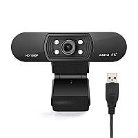 Веб камера ASHU H800 с микрофоном шумоподавления USB 2.0 1080P компьютерная Web широкоэкранная GL_55