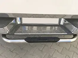 Задній захист Omsa для Isuzu D-Max 2011-2019 нержавіюча сталь