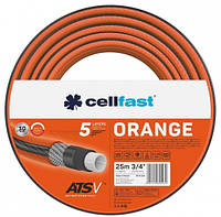 Шланг садовый Cellfast ORANGE, 3/4', 25 м, 5 слоев, до 24 бар, -10 50°C