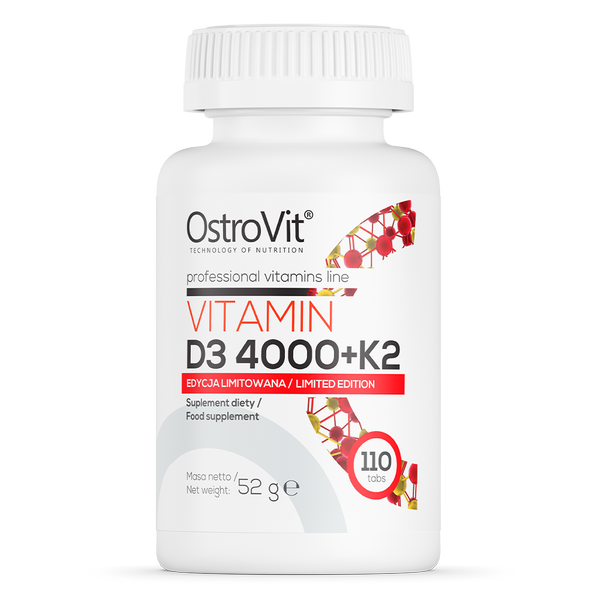 Vitamin D3 4000 + K2 OstroVit 110 таблеток