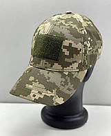 Армейская кепка бейсболка пиксель мм14 ЗСУ кепка рип-стоп военная тактическая кепка камуфляж с липучкой