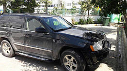 Бокові пороги для Jeep Grand Cherokee WK 2004-2010 Нержавіюча сталь (2 шт.)