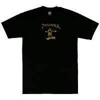 Черная футболка Thrasher Gonz Logo унисекс футболки Трешер Трэшер