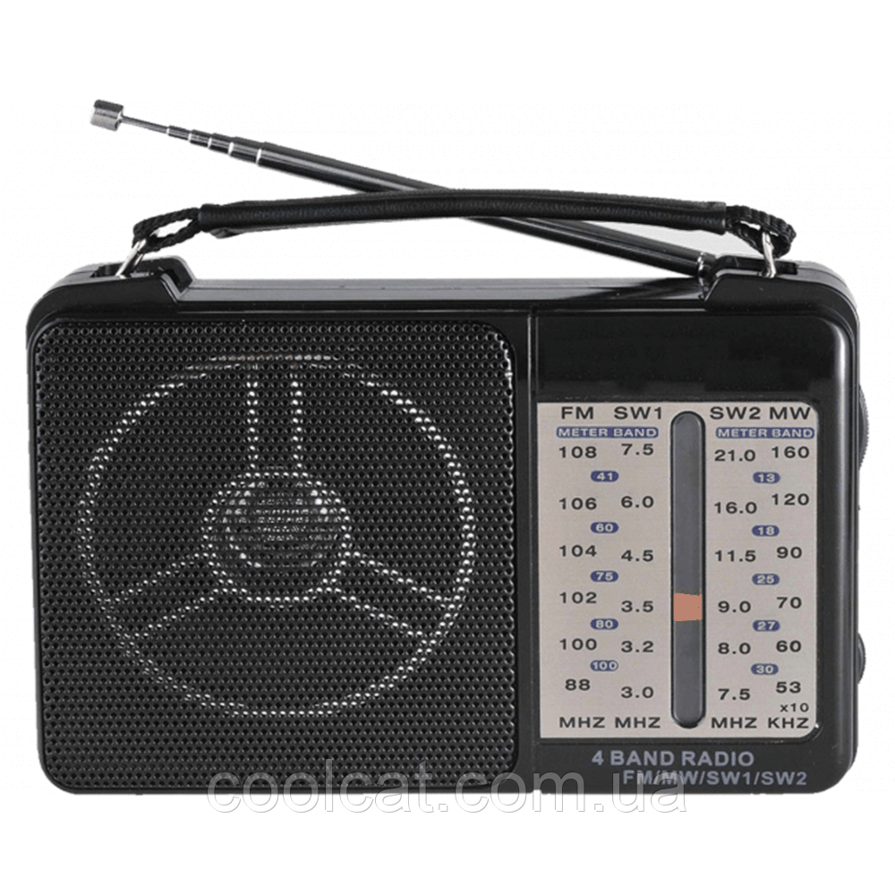 Переносное радио на батарейках GOLON RX-607, FM, AM, SW / Мощная колонка от сети и на акумуляторах - фото 5 - id-p1799728968