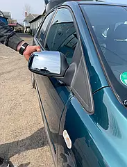 Накладки на дзеркала Carmos для Ford Fusion 2002-2009 полірована нержавіюча сталь (2 шт)