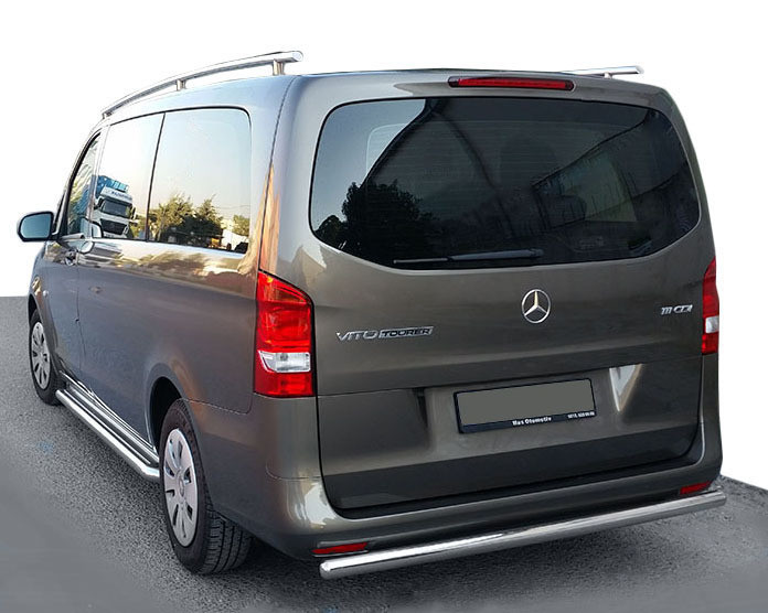 Задній захист AK002 для Mercedes Vito V-class W447 Нержавіюча сталь