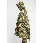 Тактичний дощовик пончо 4в1 ТОПОВИЙ Водонепроникний з сіткою Ріпстоп, фото 5