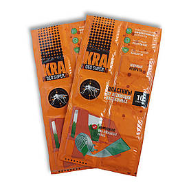 Пластини для електрофумігатора проти комарів та інших комах KRA DEO Super, 10 шт.