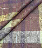 Костюмна фланель клітинка з люрексом, фото 2