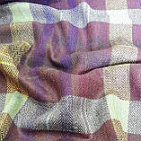 Костюмна фланель клітинка з люрексом, фото 7