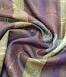 Костюмна фланель клітинка з люрексом, фото 5