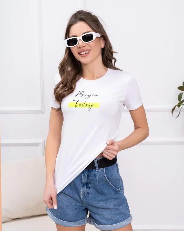 Футболки ISSA PLUS 13778 L білий