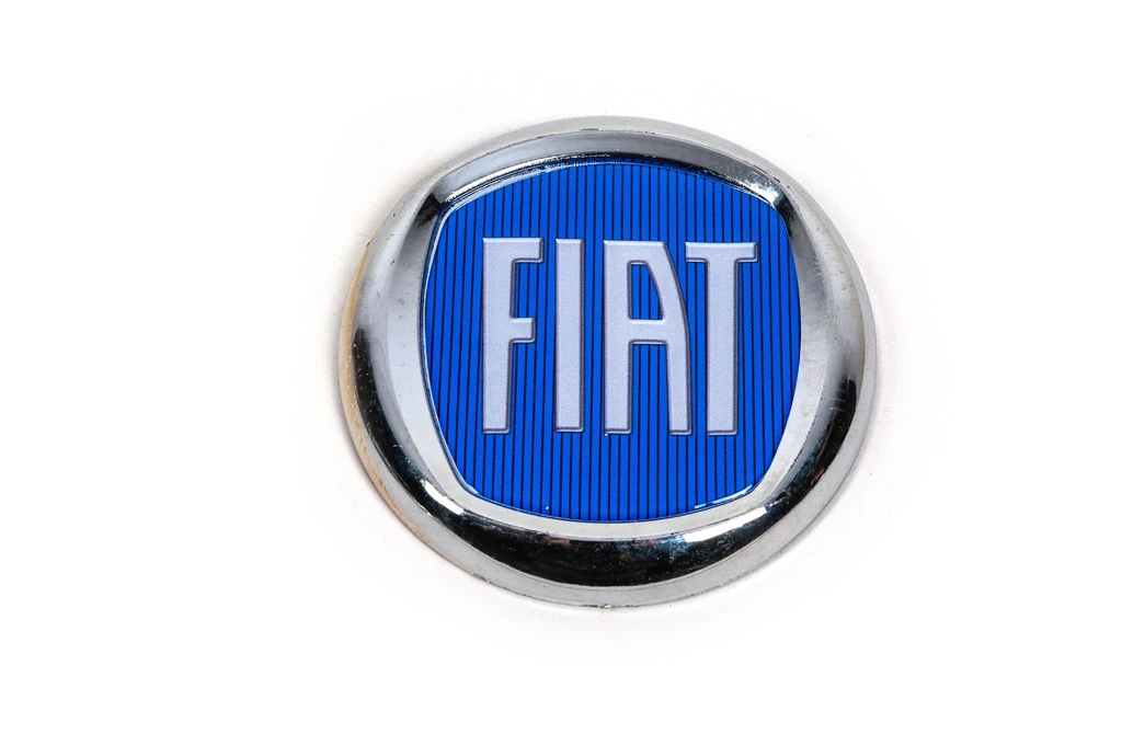 Емблема (синя, самоклейка) 85 мм для Тюнінг Fiat