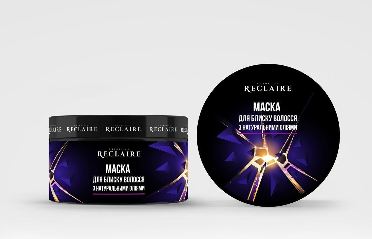 Маска для блиску волосся з натуральними оліями Reclaire, фото 1