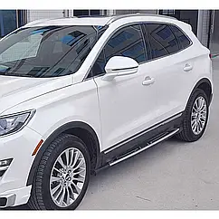 Бокові пороги ОЕМ V2 для Lincoln MKX (2015) Cixtai (2 шт)