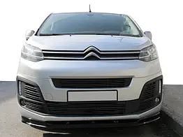 Передня лип накладка ABS-пластик для Citroen Jumpy/Dispatch 2017- рр.
