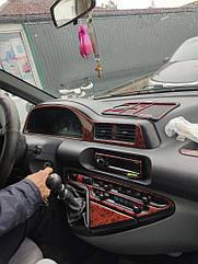 Накладки на панель Дерево Meric для Peugeot Expert 1995-2007 рр. (Пластик)