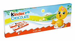 Великодній набір шоколадок Кіндер Kinder Chocolate (12х12,5) 150 г Німеччина