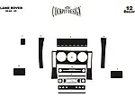 Накладки на панель (2004-2005, 12 частин) дерево для Land Rover Freelander I