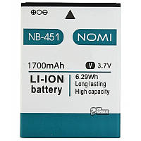 Аккумулятор для Nomi NB-451, i451 Twist, 1700mAh