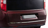 Накладка кромки крышки багажника (нерж.) Carmos - Турецкая сталь для Fiat Doblo II 2010-2022 гг