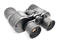Полевой бинокль призма BK7 прорезиненный с центральной фокусировкой Bassell 10x50 WA для охоты, туризма JGR