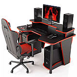 Стіл геймерський із надбудовою MADXRACER COMFORT GT14N, фото 8