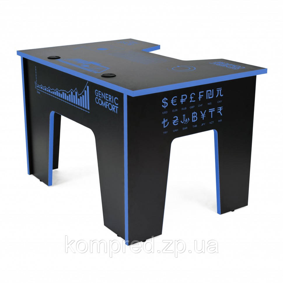 Геймерський комп'ютерний стіл Generic Gamer 3 Office Boss Black Blue