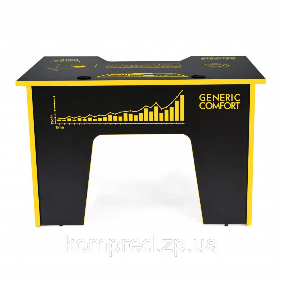 Геймерський стіл Generic Gamer 3 Office Boss Black/Yellow