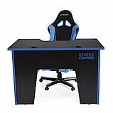 Геймерський стіл Generic Gamer 4 Office Black/Blue, фото 3