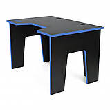 Геймерський стіл Generic Gamer 4 Office Black/Blue, фото 6