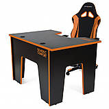 Геймерський стіл Generic Gamer 4 Office Black/Orange, фото 2