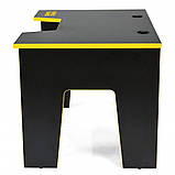 Комп'ютерний стіл Generic Gamer 4 Office Black/Yellow, фото 7