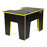 Комп'ютерний стіл Generic Gamer 4 Office Black/Yellow, фото 8