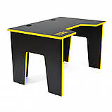 Комп'ютерний стіл Generic Gamer 4 Office Black/Yellow, фото 9