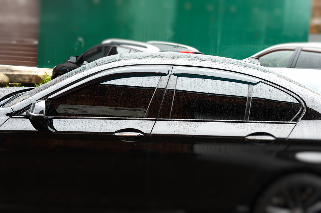 Вітровики для BMW 5 серія F-10/11/07 (2010-2016) HIC Полікарбонат (4 шт), фото 1