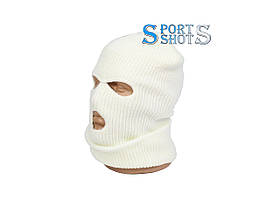 Балаклава Mil-Tec біла, подвійна в'язання JGR