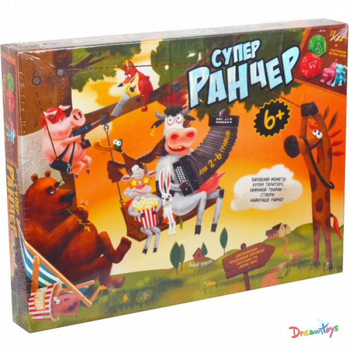 Гра настільна велика Супер Ранчер рос мова Danko Toys (G-SR-01-01), фото 1