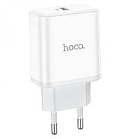 Мережевий зарядний пристрій Hoco C104A Stage single port PD20W адаптер для зарядки гаджетів