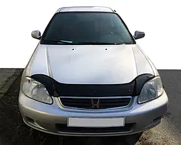 Дефлектор капоту для Honda Civic 1995-2001 Полікарбонат